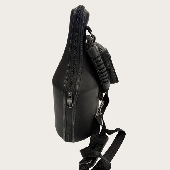 Leather Caddy O Wine Carrier Tote Freezable Insert with Accessories - Picture 6 of 7